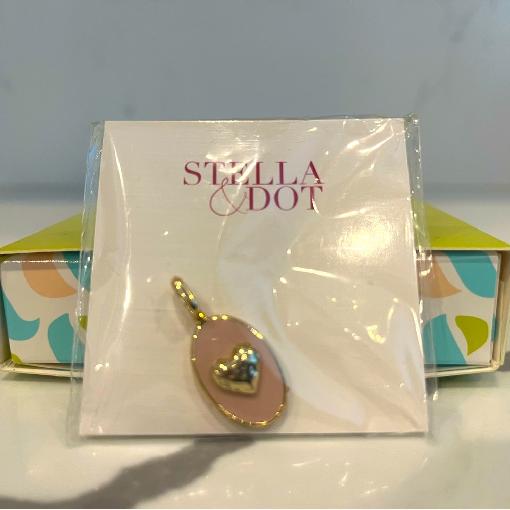 Stella & Dot Heart Charm, new